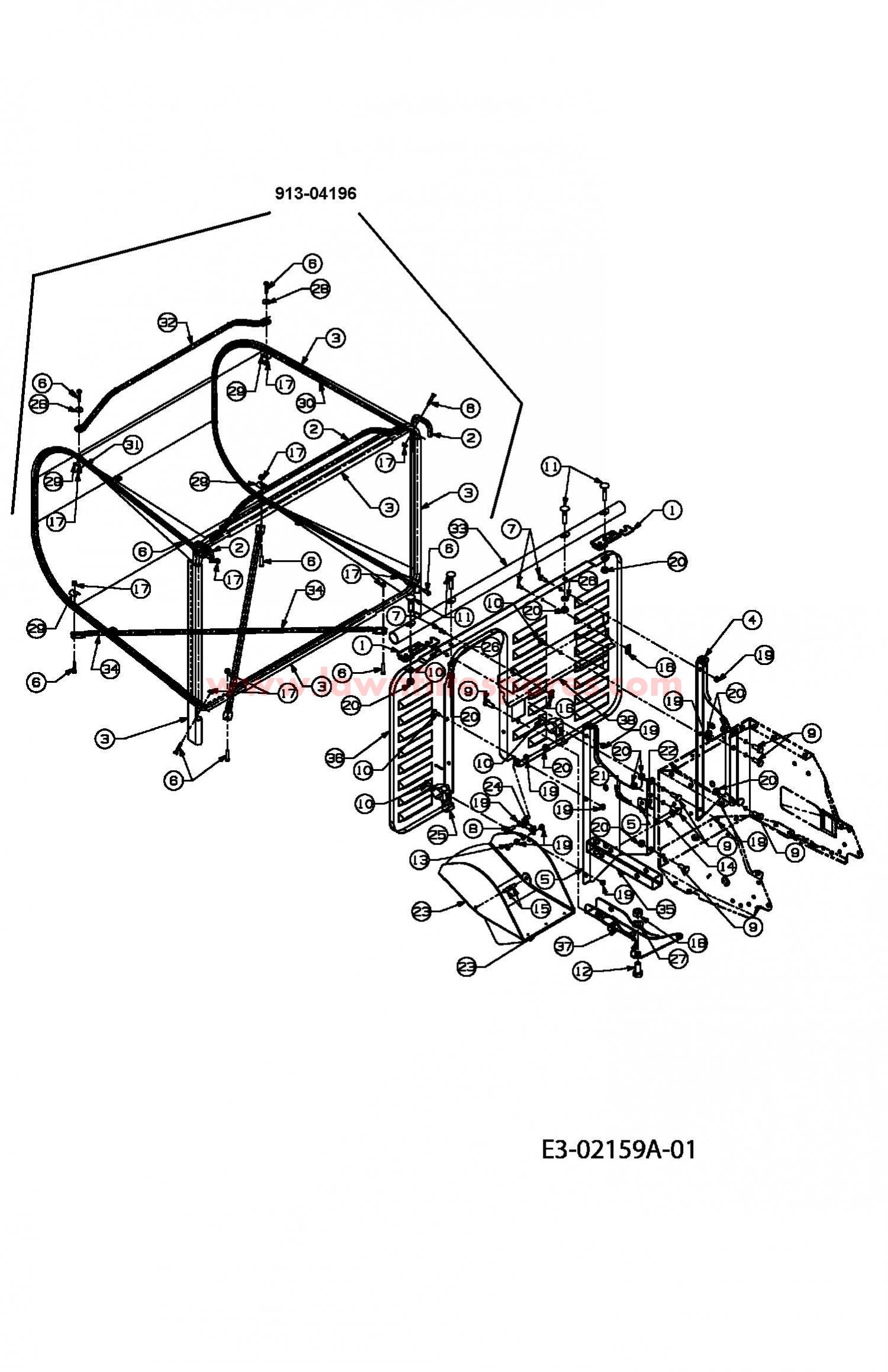 Lawnflite outlet 603 spares